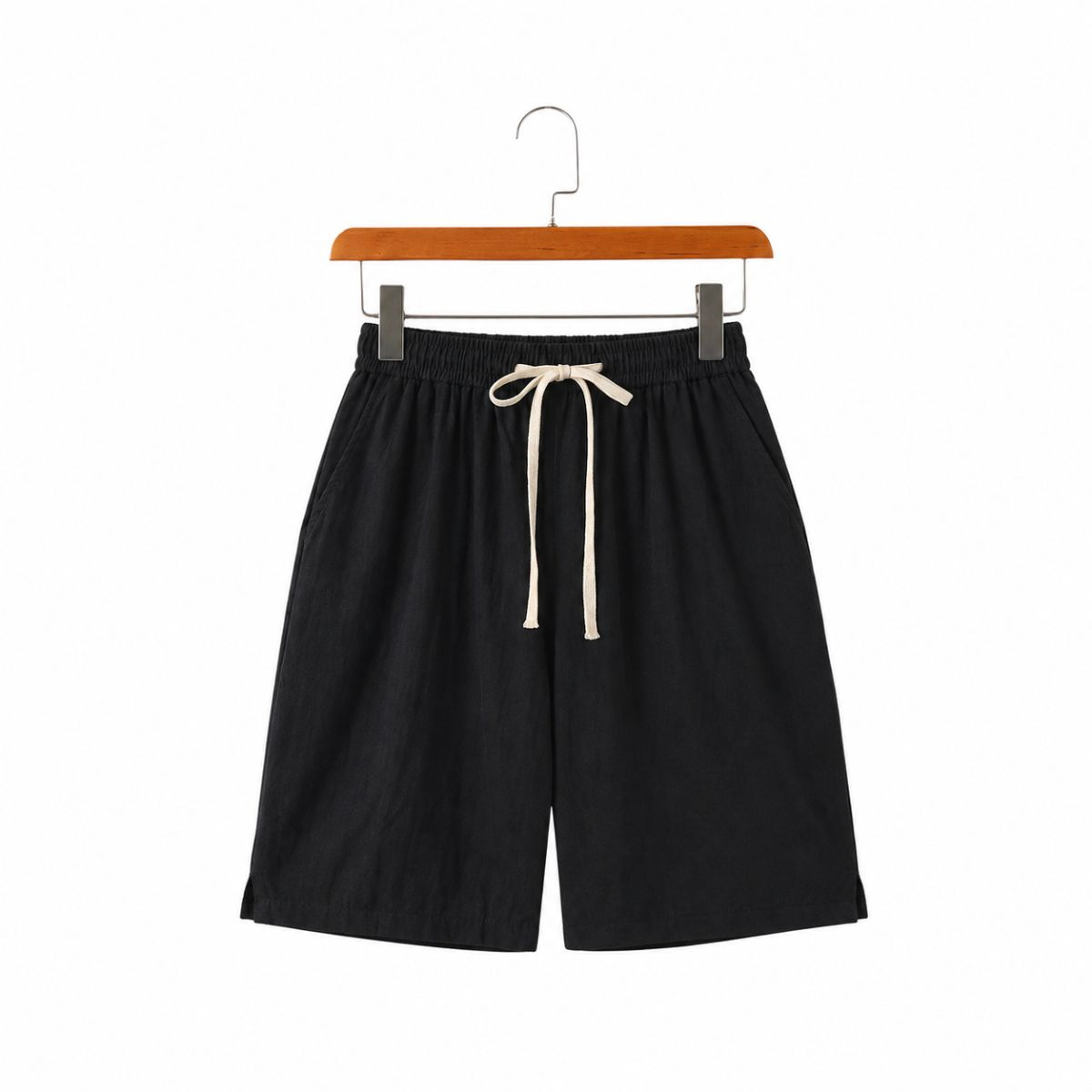Solvane - Linen Drawstring Shorts