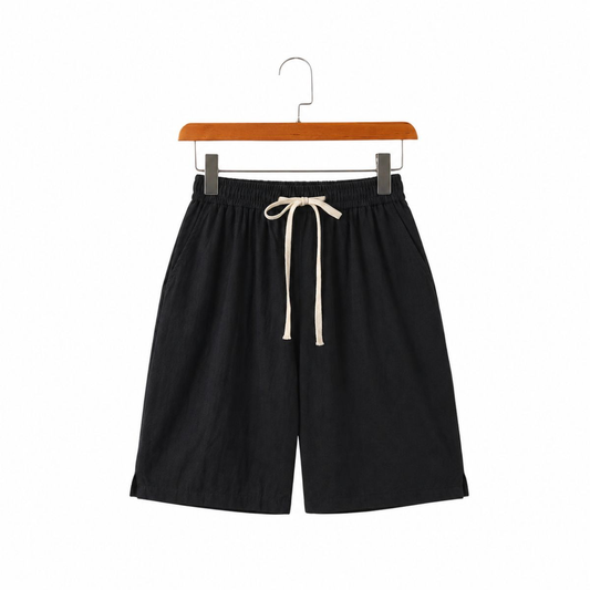 Solvane - Linen Drawstring Shorts