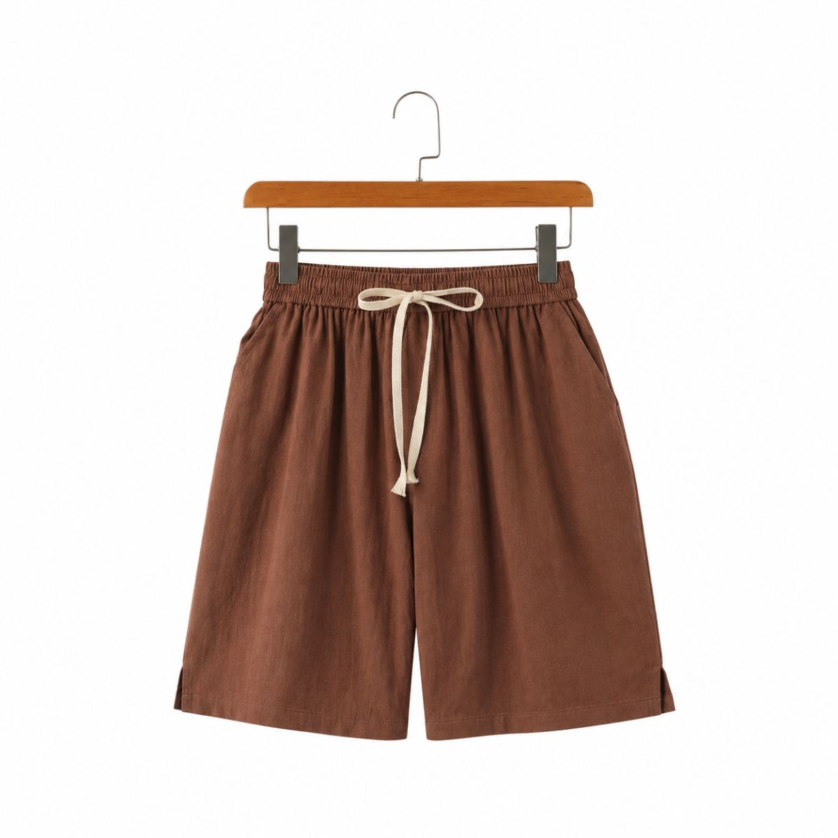 Solvane - Linen Drawstring Shorts