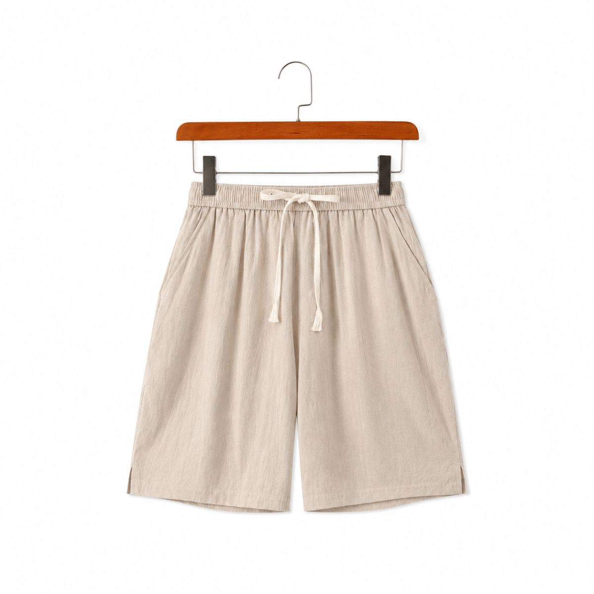 Solvane - Linen Drawstring Shorts