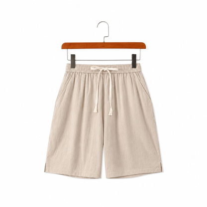 Solvane - Linen Drawstring Shorts